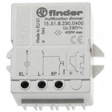15.51.8.230.0400 (400W) 230V AC, Finder 15 serisi Elektronik Adım rölesi ve Dimmer