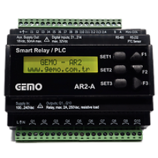 AR2-A-24VDC-12D2A Ray Tipi Ladder Logic ile Programlanabilir PLC Akıllı Röle