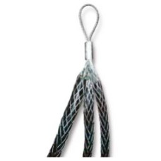 09.639 Diameter 20-30 mm Length 1250 mm Triple cable pulling grips made of galvanized steel wire With 1 eyed thimble and pressed clamp, open at one