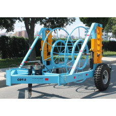 CDT-2 Hydraulic Cable Reel Carrying Trailer Hidrolik Kablo Makarası Taşıma Römorku