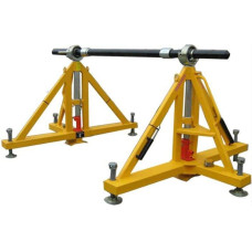 Cable Drum Jack 10 Ton Kaldırma Kapasiteli Kablo Makarası Açma Ekipmanı