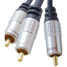 CK-010 10 metre 3 x RCA Sarı Kırmızı Beyaz Audio Video Kablosu