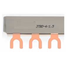 3TBD-04-1,0 4 Grup İçin 1,0 mm 80 A 230-400 V AC Trifaze Dişi İzoleli Bar