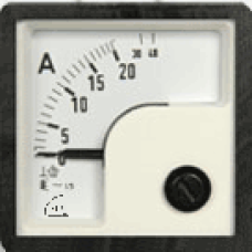 AST1 48x48 90°Pano Tipi Analog AC-DC Ampermetre