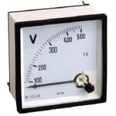 3S-T96V 96x96 0-500 V AC Panel Tipi Analog Voltmetre 