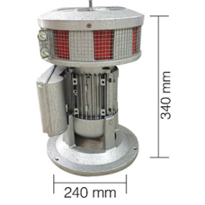 AS0070 550 W 220 V AC 50 Hz 160 db Asenkron Motorlu Döküm Siren