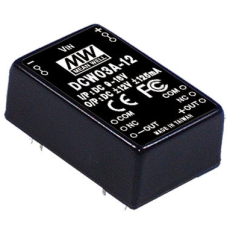 3 W Giriş 9~18 Vdc ±5 V dc ± 300 mA Regüleli iki Çıkışlı DC-DC Converter