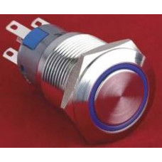 LAS1-AGQ-11ZE 19 mm IP67 Metal LED'li Kalıcı Buton