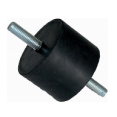 LTC10010016 100 X 100 X 16 mm Çift Cıvatalı Lastik Vibrasyon Takozu