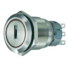 19mm Metal Anahtarlı Switch 0-I IP65