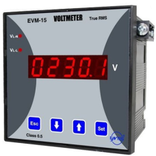 EVM-15-96 24-250 V AC-DC Beslemeli Voltmetre