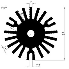 LS-37 Led Yuvarlak Soğutucu