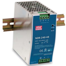 NDR-240-24 240W 24V 10.5A Ray Montaj Güç Kaynakları