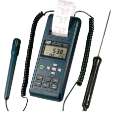 TES 1362 Termometre+Nem ölçer (Printer ile)